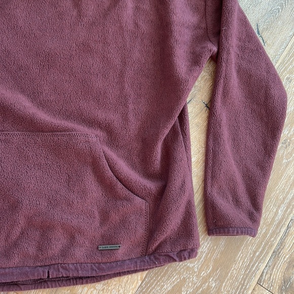 Carve Designs Maroon Rowayton Cowl Neck Pullover - Picture 4 of 8